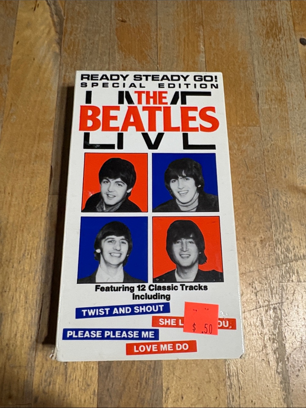 The Beatles Live Ready Steady Go VHS